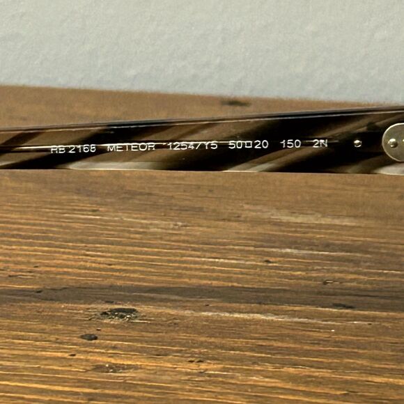 Ray-Ban Black and Brown Clubmaster Sunglasses - Picture 5 of 7